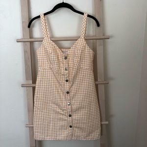 PETITE Topshop Gingham Dress